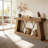 Two-Tier Side Table,Unique Entryway Table,Functional Console Table