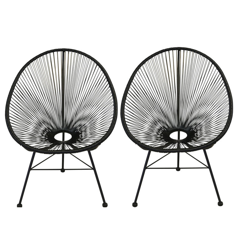 Acapulco Kids Chair, Black