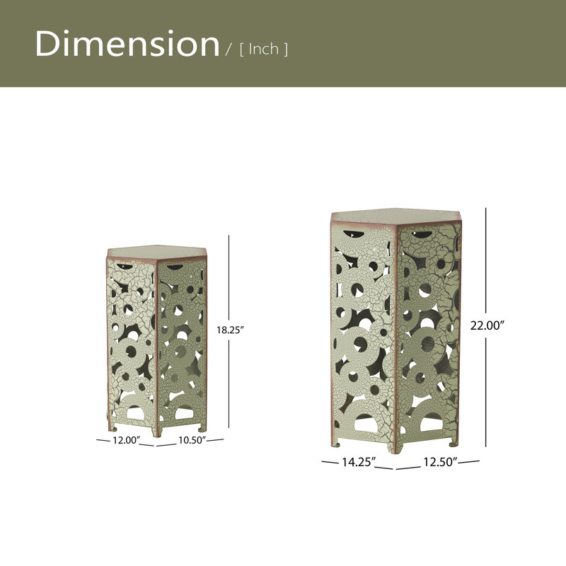 Table d'appoint, Vert