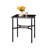 Alyne 2 - Person Patio Dining Set Umbrella Hole Included Square Table with Cushions Included