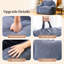 Fauteuil à billes en mousse viscoélastique Giant - fausse fourrure moelleuse, conception ergonomique pour jouer et lire (gris, sans assemblage)-804382413-804382402