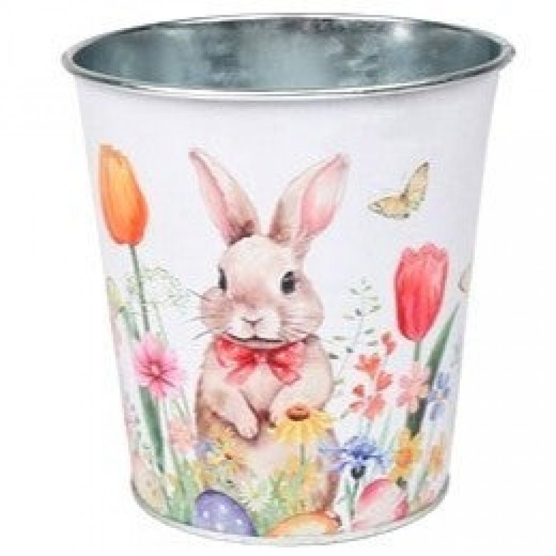 Jardinière en métal Garden Bunny