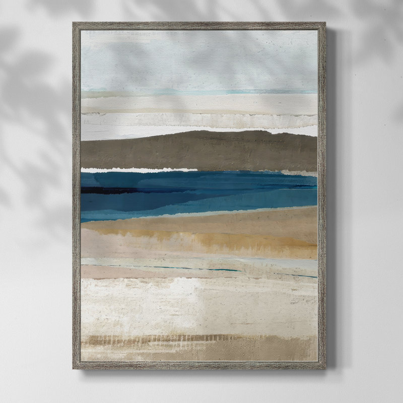 Reproduction encadrée Buttermere Triptych III - bois massif, H 11 po x l 9 po