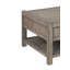 Table basse 50 po, aucun assemblage requis, finition chêne blanc