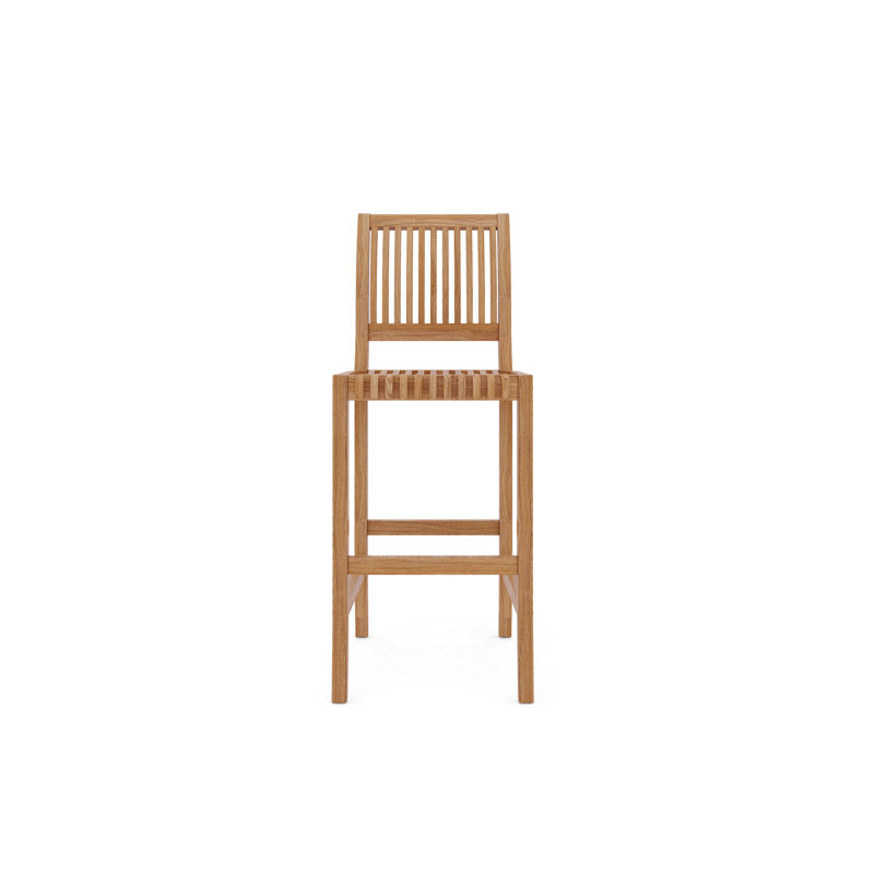 Chaise d'appoint d'extérieur en bois Nawab