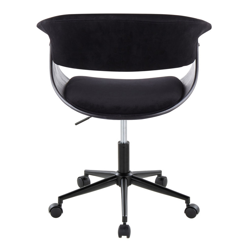 Chaise de bureau Zeitz, Noir, Noir