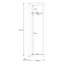 1 Door Manufactured Wood Wardrobe