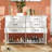 6 Drawers White Wooden Console Table With Open Storage Shelf