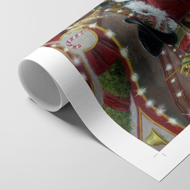 Merry Go Round - Impression sur toile seulement - NON-CADRE