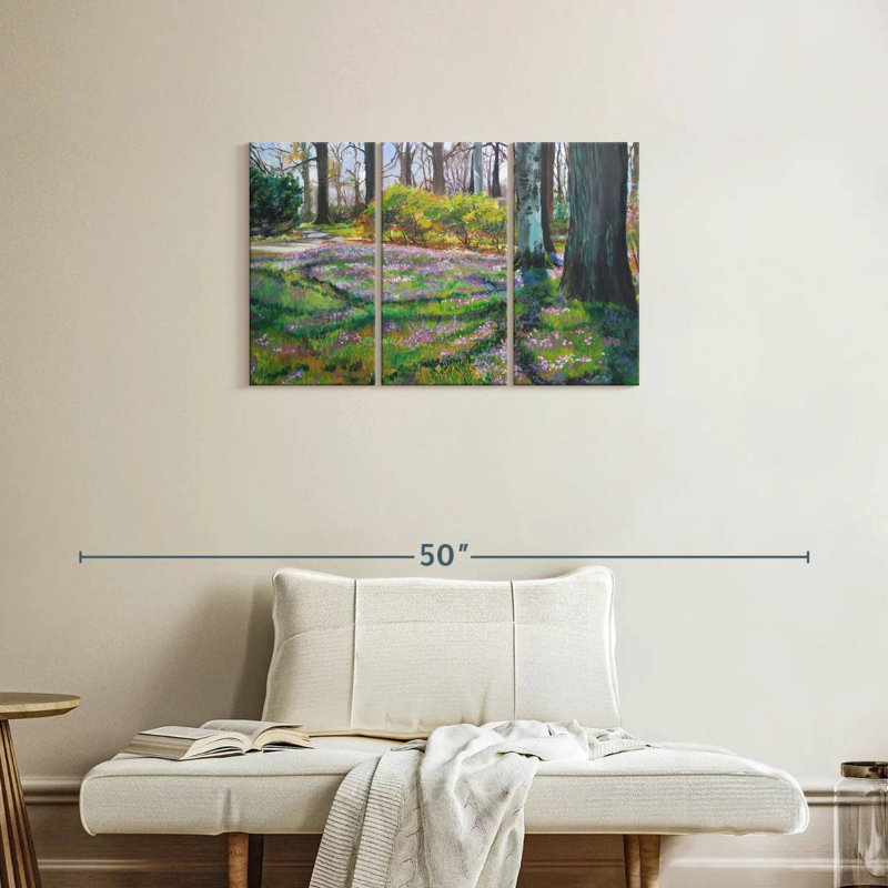 Early Spring Blooms, 20" H x 33" W