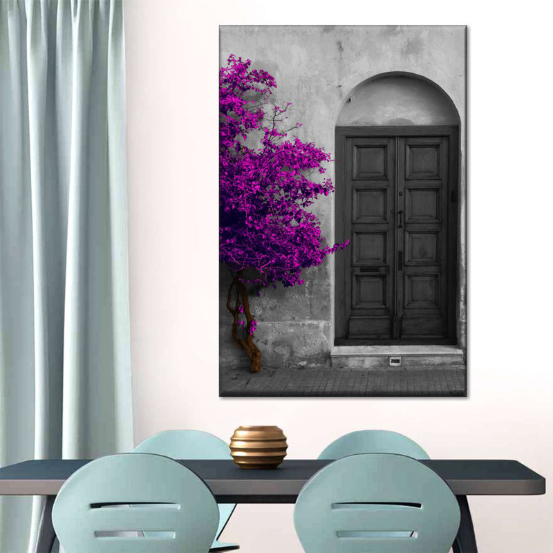 «Vintage Door Pop», reproduction sur toile, H 48 po x l 32 po x P 1,25 po