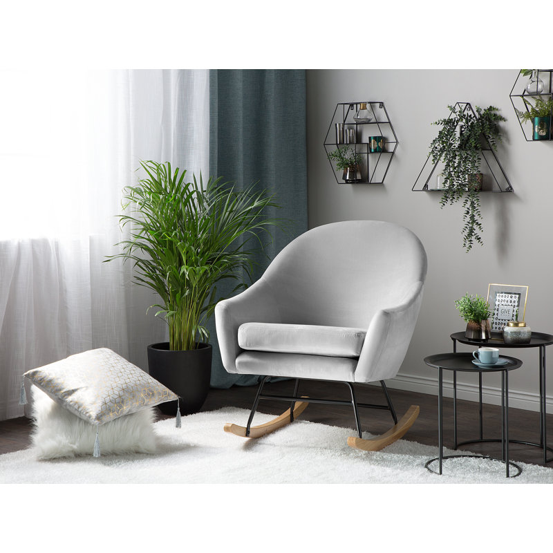 Moises Upholstered Rocking Chair