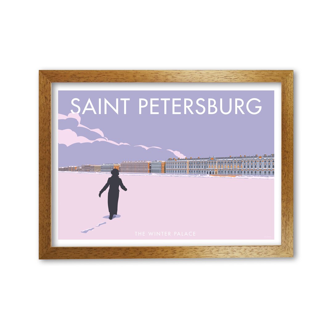 Poster Saint Petersburg von Stephen Millership