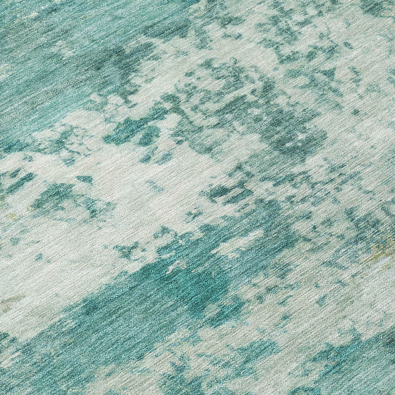 Machine Washable Indoor/Outdoor Jadiel ACN2366 Abstract Rug, Rectangle 5' x 7'6"