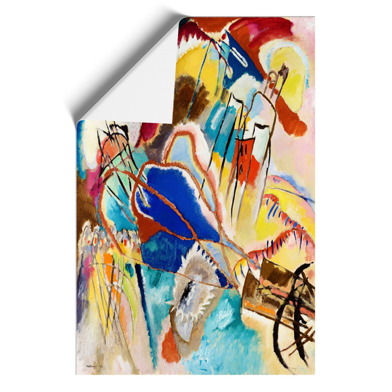Improvisation No.30 by Wassily Kandinsky - No Frame Painting, 30cm H x 21cm W x 0.1cm D