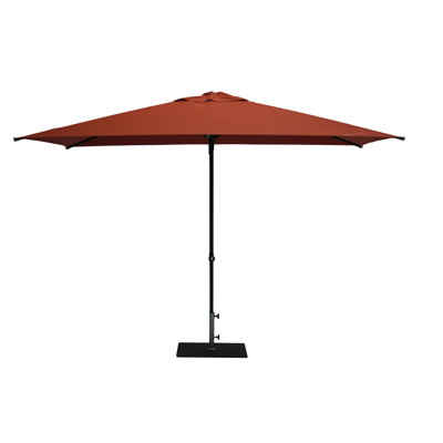 Arthos 300 cm W X 200 cm D Rectangular Market Parasol with Manual Lift