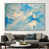 White Floater Framed