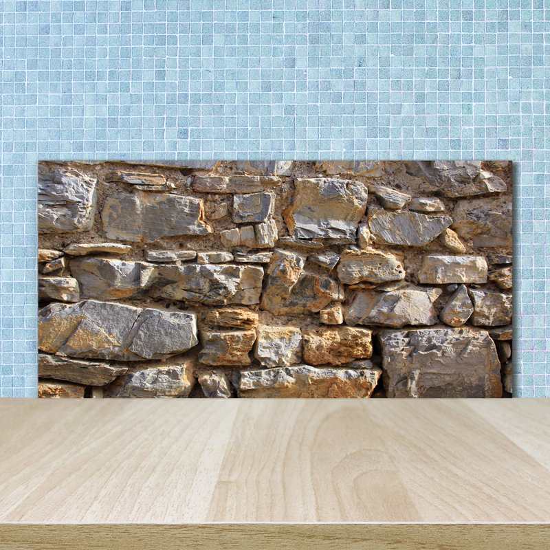 Forloney 50cm W x 100cm L Glass Peel and Stick Panel