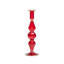 F2023 11'' H Glass Tabletop Candlestick-1607981530
