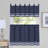 Pangkal Pinang Striped Tailored 58'' W Kitchen Curtain-241559122-241559127