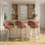 Swivel Upholstered Counter Stool-114210802-114210804