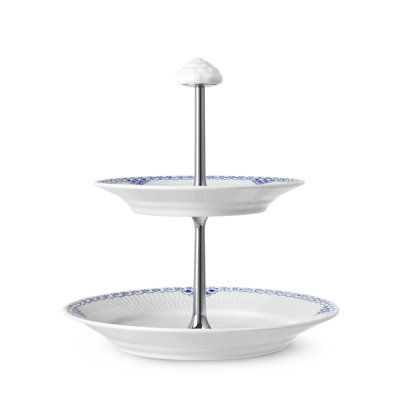 Princess Porcelain China 2 Tiered Stand