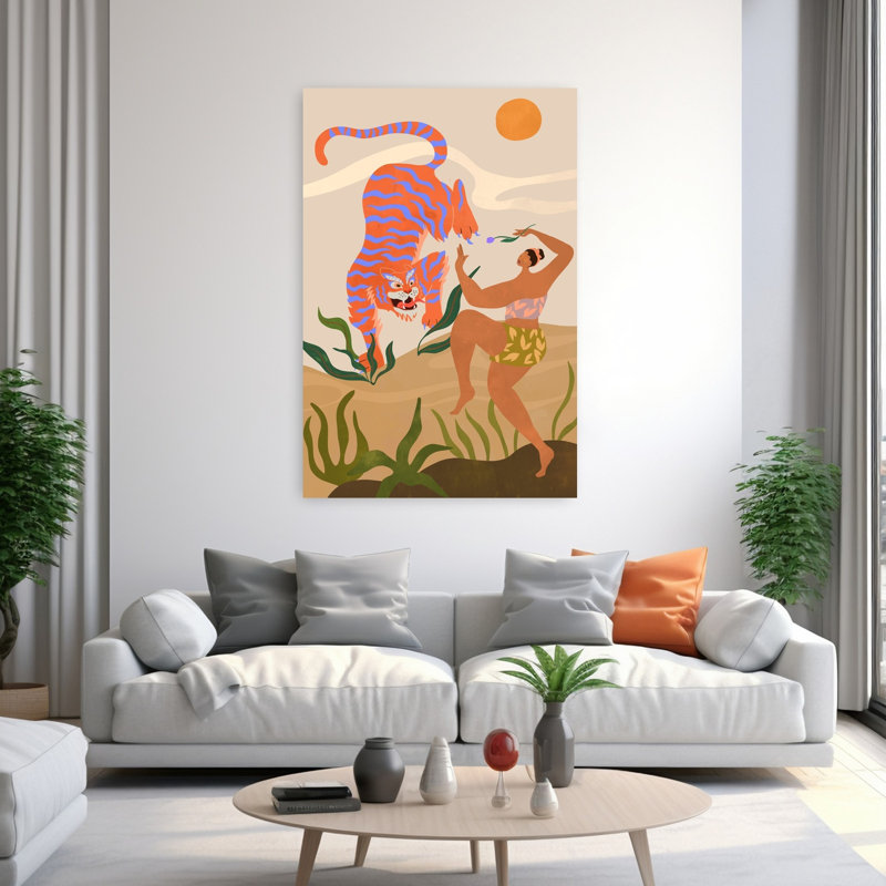 Art contemporain contemporain, H 60 po x l 40 po
