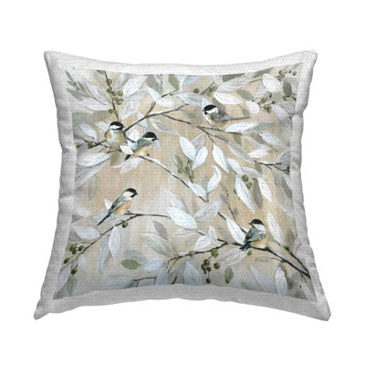 Floral Outdoor Throw Pillow
