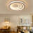 Kupang 19.7" Modern Acrylic Ceiling Light (Warm Light Without Remote Control)