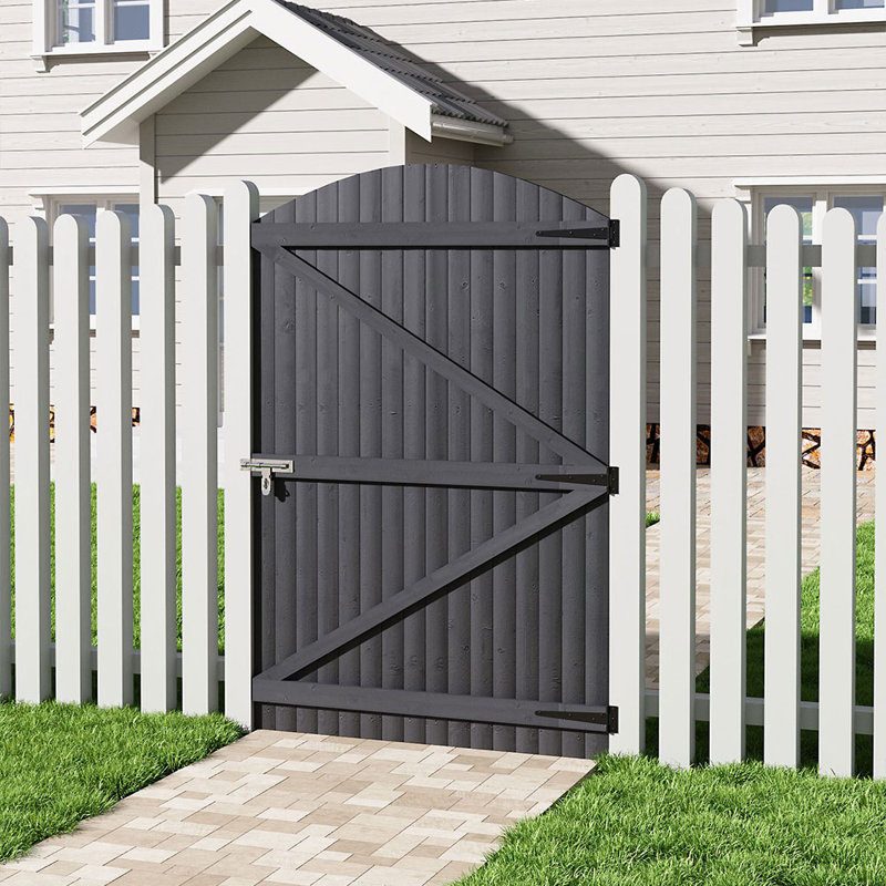 Adelphie Gate Fencing with 1, 150cm H x 105cm W x 3cm D