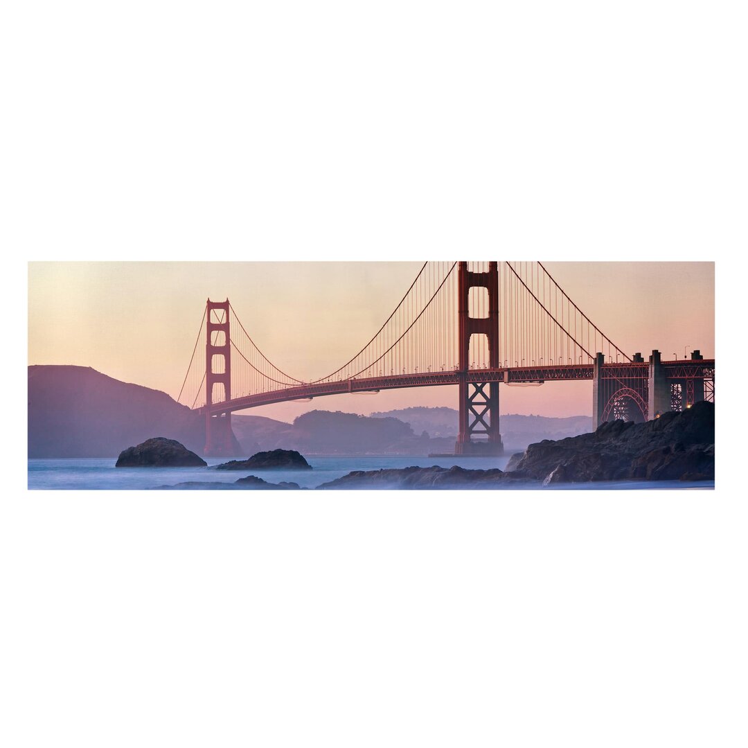 Leinwandbild - San Francisco Romance - Panorama Landschaft