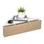 Sariel 60cm W Manufactured Wood Bedside Table-777156881