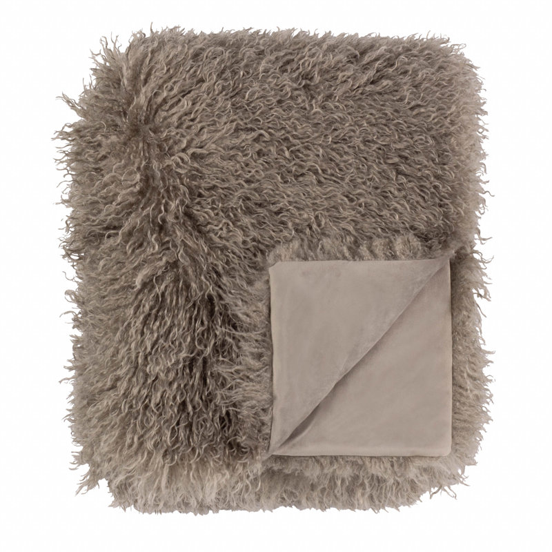 Furn Rowan Throw, Brown