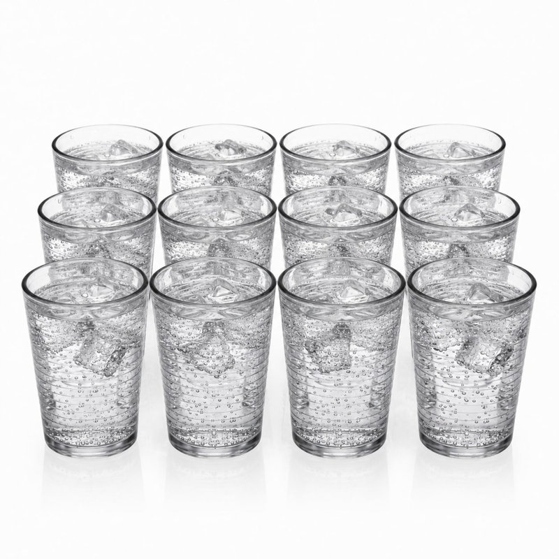 Drinking Glass Set, Set Of 12