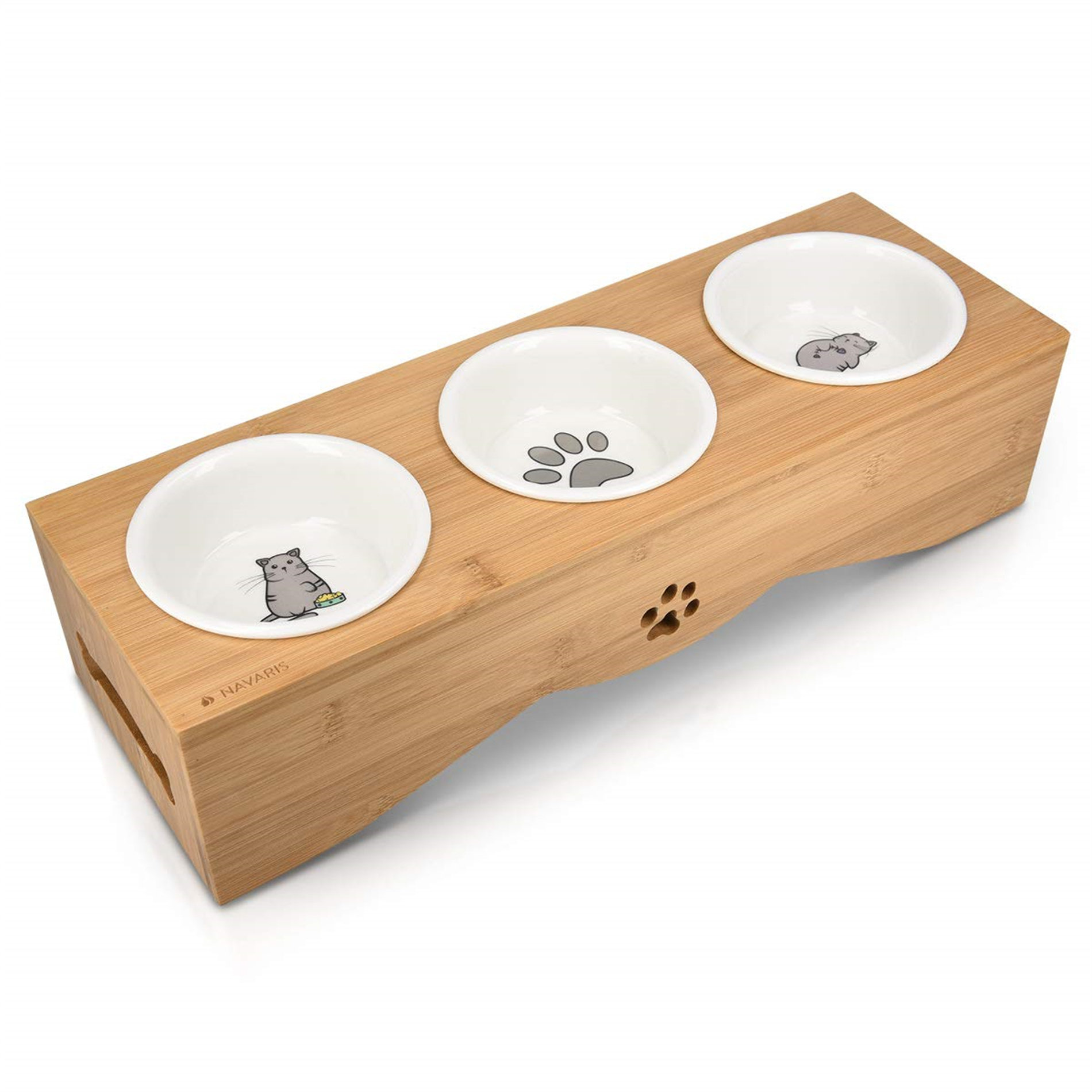 Small dog 2024 bowl stand