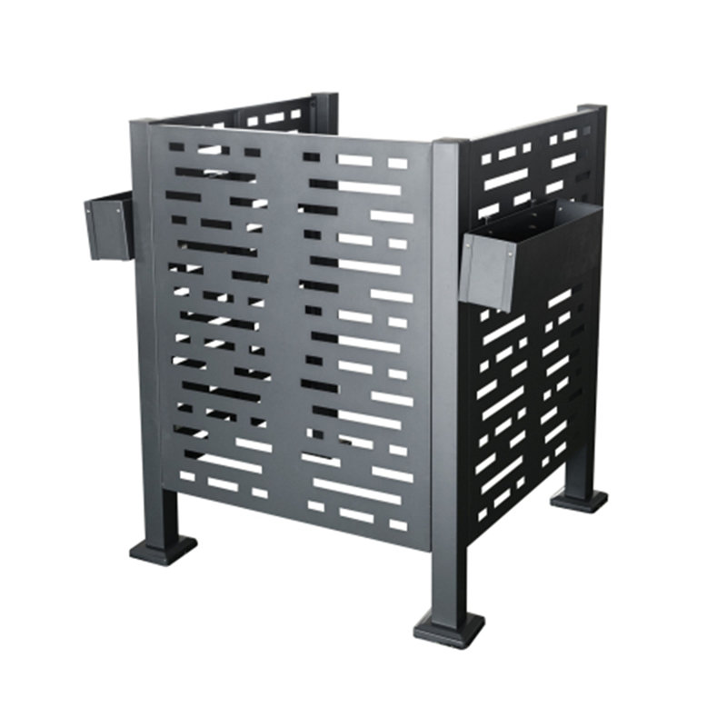 Clôture de climatiseur 3Ftx3ft pour unités extérieures, couvercle de clôture d'intimité en métal, parfait pour dissimuler les unités de climatisation
