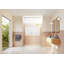 Stellar 69.75 in. x 78 in. Fully Frameless 3 Panel Inline Hinge Shower Door-494859569