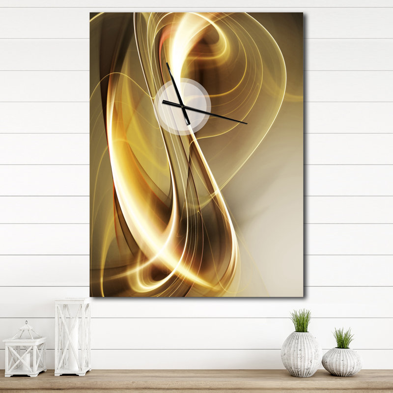 Elegant Modern Sofa - Modern wall clock, 32" H x 24" W x 1" D