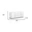 Commode double 6 tiroirs l 63 po-100542645