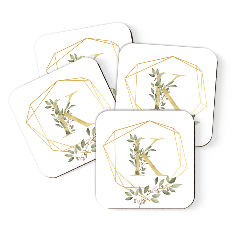 Sous-verres Café à monogramme, K