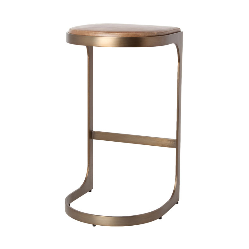 Tabouret de bar et de comptoir Nishimura, Brun, Tabouret de bar (siège d'une hauteur de 30 po)