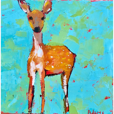 Fawn Print by Phyllis Adams