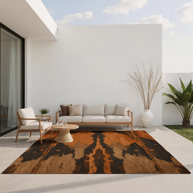 Tapis intérieur et extérieur Terra Symphony, Rectangulaire 8 pi x 10 pi