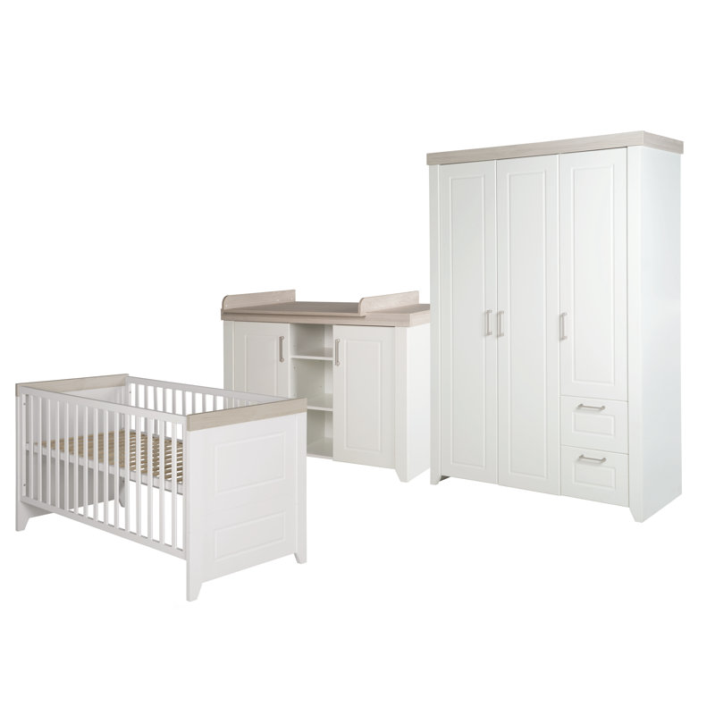 Felicia 3 Piece Cot Set