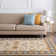 BuckHill Oriental Hand-Tufted Wool Tan Area Rug