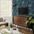 Kaia Blue Flowering Tree Wallpaper