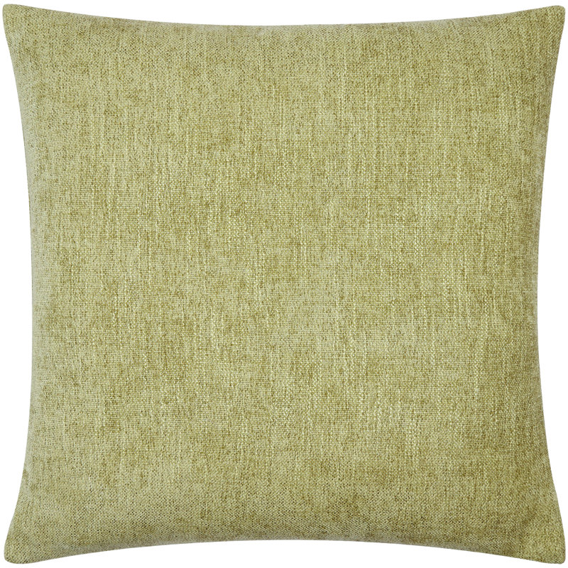 Housse de coussin décoratif Zunaira, H 18 po x l 18 po, Inférieur, Vert