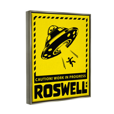 " Caution Roswell NM Alien UFO " by Ziwei Li