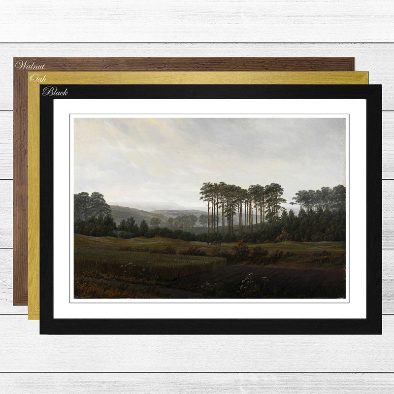 Friedrich Caspar David - Single Picture Frame Painting, Oak