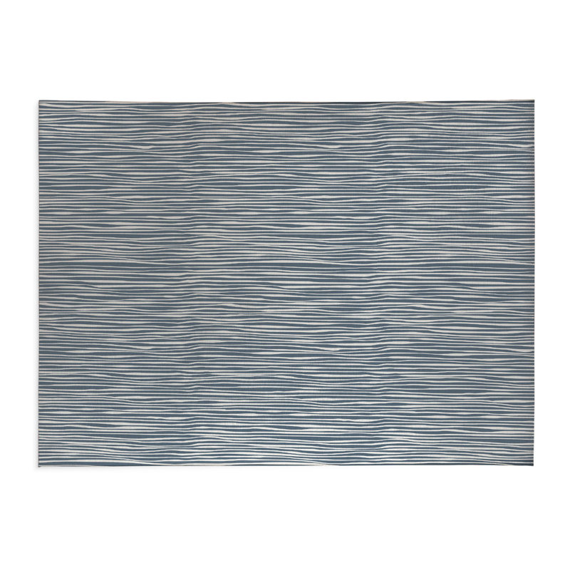 Tapis de bureau léger Thick N Thin, L 5 pi x L 3 pi, Bleu